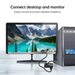 Onten 5138HV 1080P VGA to HDMI + VGA Adapter with Audio - Image 5