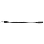 3.5 Male to 2.5 Female Converter Cable, Length: 23cm(Black) - Image 2