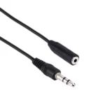 3.5 Male to 2.5 Female Converter Cable, Length: 23cm(Black) - Image 3