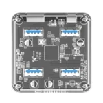ORICO MH4U-100 USB 3.0 Transparent Desktop HUB with 100cm Micro USB Cable - Image 3
