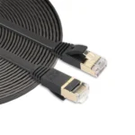 5m CAT7 10 Gigabit Ethernet Ultra Flat Patch Cable for Modem Router LAN Network - Built with Shielded RJ45 Connectors