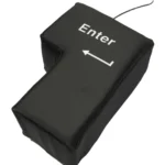 Big Enter Button USB Computer Desktop Pillow Creative Vent Enter Key Hand Pillow(Black) - Image 3
