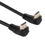 30cm 4K*2K HDMI 2.0 Version High Speed 270 Degree Right Angle HDMI Male to 270 Degree Right Angle HDMI Male Cable with Ethernet - Image 2