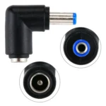 DC 5521 Male  to DC  5521 Female Connector Power Adapter for Laptop Notebook, 90 Degree Right Angle Elbow - Image 5