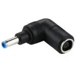 DC 4506 Male  to DC 7406 Female Connector Power Adapter for HP Laptop Notebook, 90 Degree Right Angle Elbow - Image 2