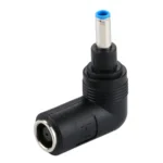 DC 4506 Male  to DC 7406 Female Connector Power Adapter for HP Laptop Notebook, 90 Degree Right Angle Elbow - Image 4