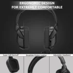 K20i Stereo Gaming Headset with Microphone RGB Light for XBox One / Laptop Tablet - Image 6