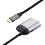 4K UHD USB-C / Type-C to VGA + PD Data Sync Adapter Cable - Image 3