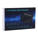 192KHz DAC Converter HD HIFI Optical to RCA+3.5mm Headphone 5.1 Channel Digital Audio Converter with Volume Control - Image 7