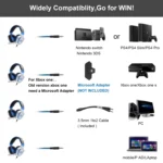 SADES AH-28 3.5mm Plug Wire-controlled Noise Reduction E-sports Gaming Headset with Retractable Microphone, Cable Length: 2m - Image 7