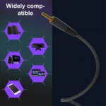 SADES MH601 3.5mm Plug Wire-controlled Noise Reduction E-sports Gaming Headset with Retractable Microphone, Cable Length: 2.2m - Image 6