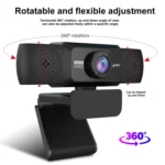 HXSJ S5 1080P Adjustable HD Video Webcam PC Camera with Microphone - Image 6