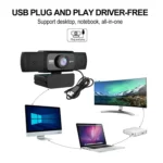HXSJ S5 1080P Adjustable HD Video Webcam PC Camera with Microphone - Image 10