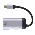 Type-C / USB-C Male to RJ45 Female  + Type-C / USB-C Female + USB Female Adapter Converter - Image 5