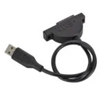 Slim SATA 13 Pin Female to USB 2.0 Adapter Converter Cable for Laptop ODD CD DVD Optical Drive, Cable Length: about 45cm - Image 3