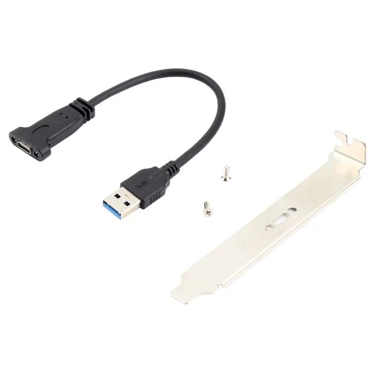 PC1439_1.webp USB-C / Type-C Female to USB 3.0 Male Computer Expansion Chassis Cable with Baffle - Image 2