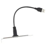 USB-C / Type-C Female to USB 3.0 Male Computer Expansion Chassis Cable with Baffle - Image 3