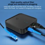 Triple Steel Wire Long Range Outdoor Fiber Optic Drop Cable Patch Jumper with SC Connector, Cable Length: 300m - Image 4