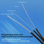 Triple Steel Wire Long Range Outdoor Fiber Optic Drop Cable Patch Jumper with SC Connector, Cable Length: 300m - Image 6