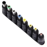 5.5x2.1mm Female to Multiple Male Interfaces 8 in 1 Power Adapters Set for HP / Sony / Acer / ASUS / DELL Laptop Notebook - Image 3