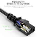 10A 250V 3 Pin Computer PC Power Cable, Length: 1.8m, AU Plug - Image 6