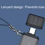 ADS-103 3 in 1 Type-C Male to USB 3.0 Female + SD / TF Card Slots OTG Adapter SD / TF Card Reader - Image 4