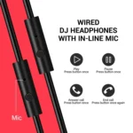 OneOdio A71D Head-mounted Noise Reduction Wired Headphone with Microphone - Image 5