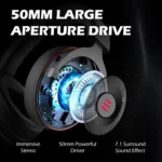 EKSA E900 Pro 7.1 Gaming Wire-Controlled Head-mounted USB Luminous Gaming Headset with Microphone - Image 4