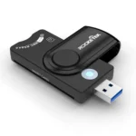 ROCKETEK CR310 USB 2.0 + TF Card + SD Card + SIM Card + Smart Card Multi-function Card Reader - Image 2