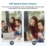 YANS YS-H210U USB HD 1080P 10X Zoom Lens Video Conference Camera with Remote Control, US Plug - Image 7