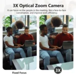 YANS YS-H23U USB HD 1080P 3X Zoom Wide-Angle Video Conference Camera with Remote Control, US Plug - Image 7