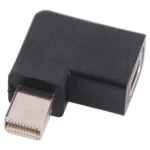 8K Mini DisplayPort Female to Male Elbow Adapter - Image 3