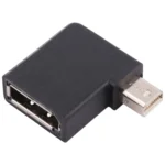 8K Mini DisplayPort Male to DisplayPort Female Elbow Adapter - Image 3