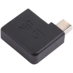 8K Mini DisplayPort Male to DisplayPort Female Elbow Adapter - Image 4