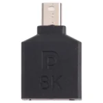 8K Mini DisplayPort Male to DisplayPort Female Straight Adapter - Image 2