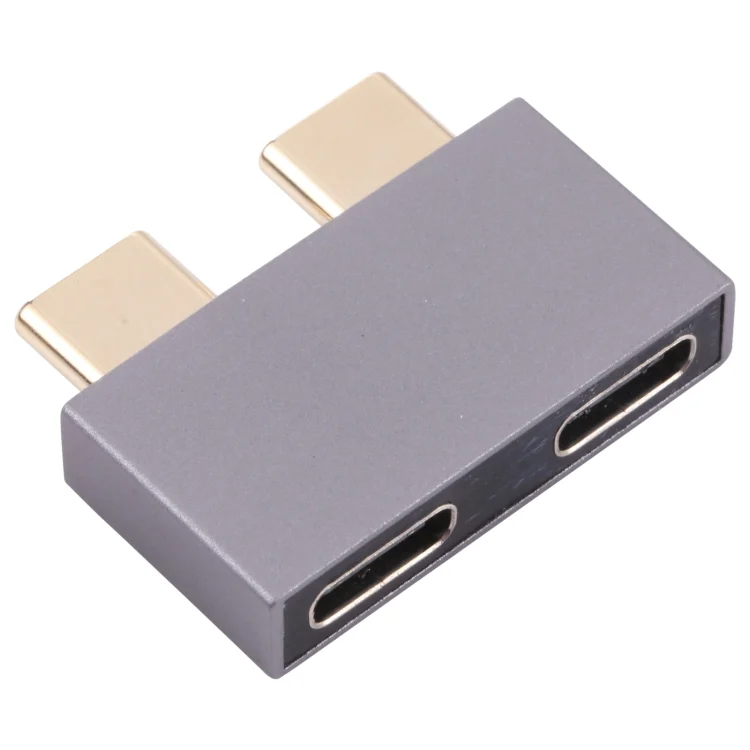 PC1643_3.webp Double USB-C / Type-C Male to Double USB-C / Type-C Female Adapter - Image 4