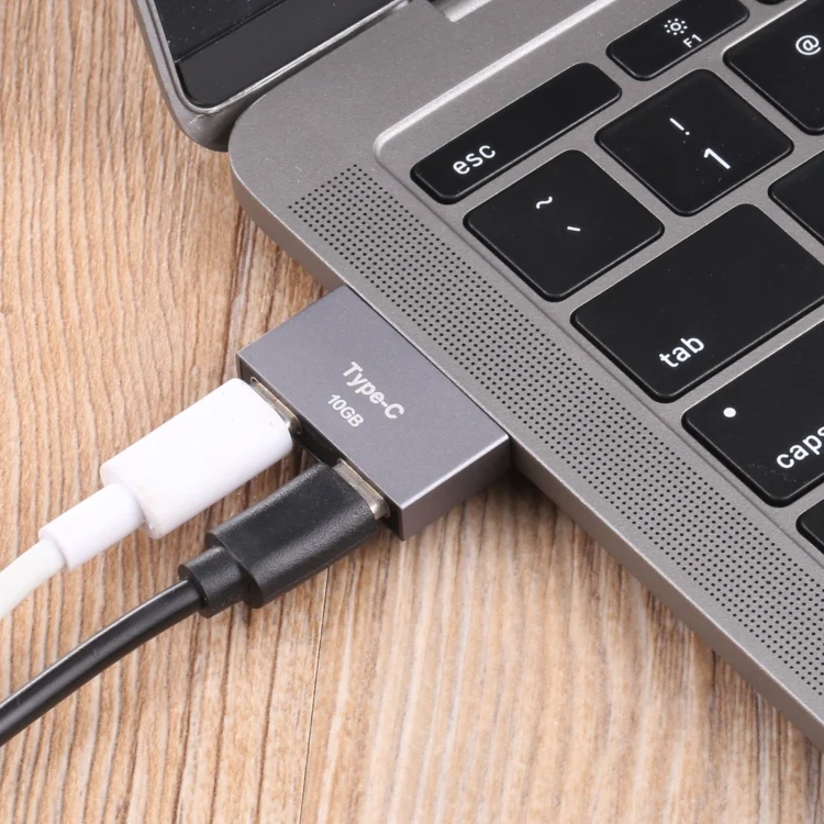PC1643_5.webp Double USB-C / Type-C Male to Double USB-C / Type-C Female Adapter - Image 6