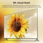 8K DisplayPort Male to Mini DisplayPort Female Straight Adapter - Image 6