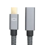 OD6.5mm Mini DP Male to Female DisplayPort Cable - Image 4