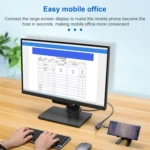 USB 3.1 Type-C Male to HDMI Female Video Adapter Cable, Length: 20cm - Image 5