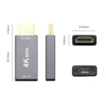USB 3.1 Type-C / USB-C Female to HDMI Male Adapter - Image 4