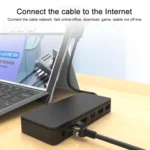 Onten OT-65002 12 in 1 Multifunctional Type-C + USB + RJ45 + HDMI Docking Station - Image 11