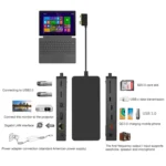 Onten OT-65002 12 in 1 Multifunctional Type-C + USB + RJ45 + HDMI Docking Station - Image 4