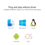 Onten OT-95123 5 in 1 Multifunctional Type-C + USB + HDMI Docking Station, Cable Length: 145mm - Image 8