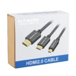 ULT-unite Gold-plated Head HDMI 2.0 Male to Male Nylon Braided Cable, Cable Length: 2m - Image 4