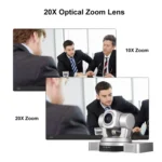 YANS YS-H820DSY 1080P HD 20X Zoom Lens Video Conference Camera with Remote Control, US Plug - Image 6