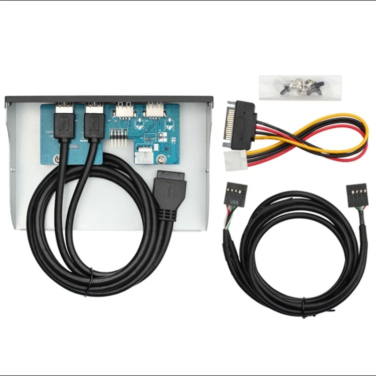 PC1688_4.webp 2 x USB 3.0 + 2 x USB 2.0 Optical Drive Front Panel - Image 5