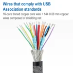 4K 60Hz USB-C / Type-C Male to Mini DisplayPort Female Adapter Cable - Image 4