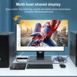 KSW-401V 4 VGA + 3 USB Ports to VGA KVM Switch Box with Control Button for Monitor, Keyboard, Mouse, Set-top box - Image 7