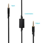 ZS0179 Gaming Headphone Audio Cable for Logitech ASTRO A10 A40, PS4, Cable Length: 2m - Image 3